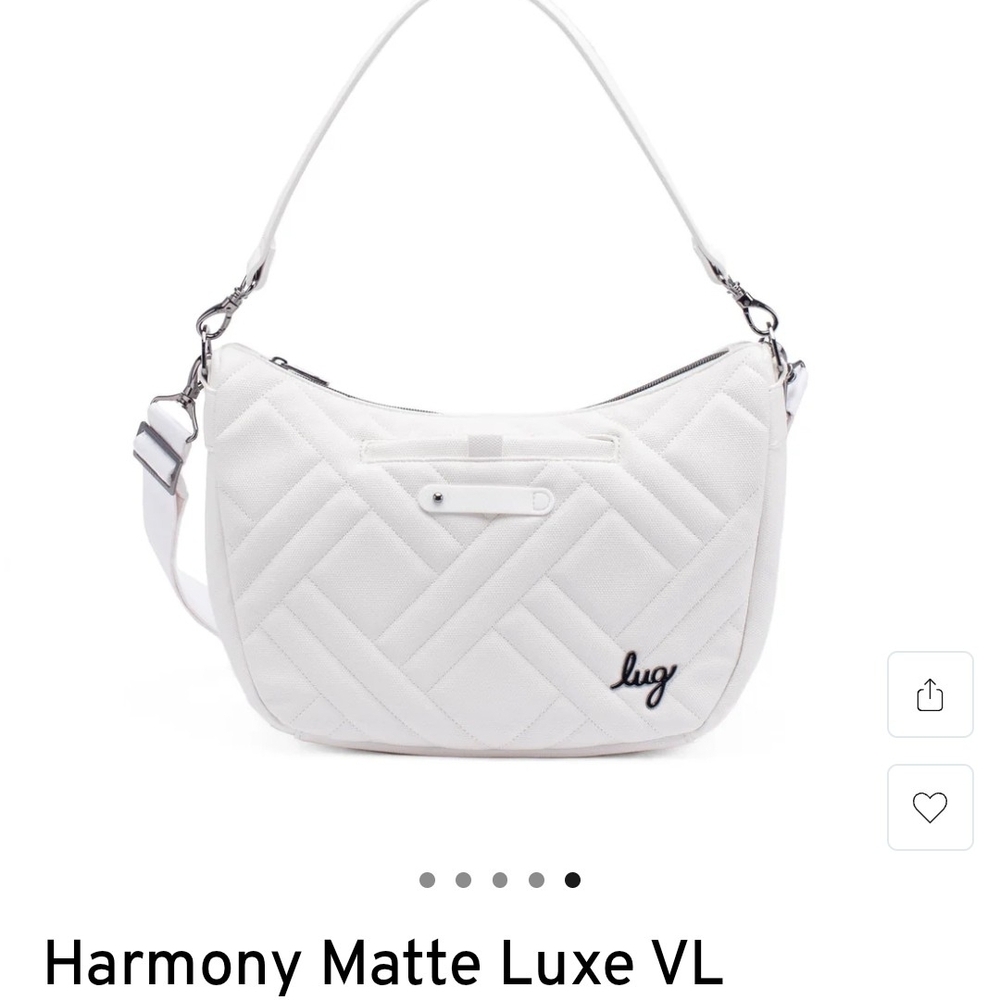 Lug White Quilted Women's Bag